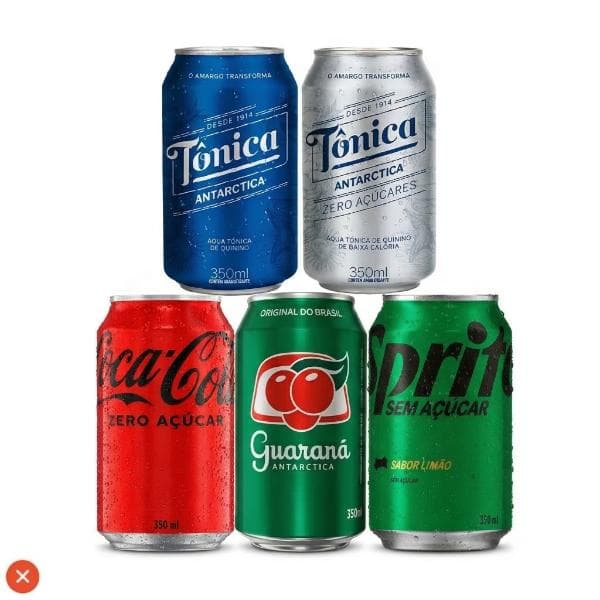 Refrigerante e Água tônica